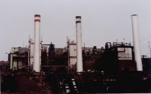 Vista de la Central Térmica San Nicolás